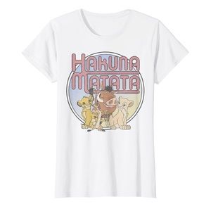 Disney Lion King Retro Hakuna Matata Simba And Friends T-Shirt Medium